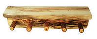 Aspen Log Coat Rack